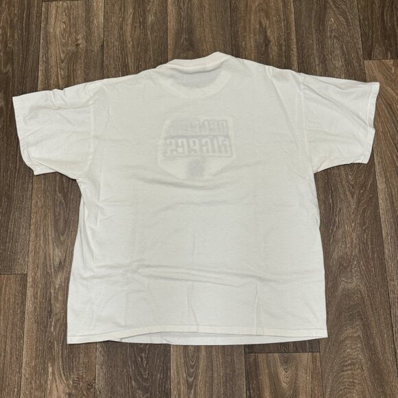 VTG Detroit Tigers Shirt Men's XL White Embroidered MLB Y2K 00s True Fan - Picture 6 of 8